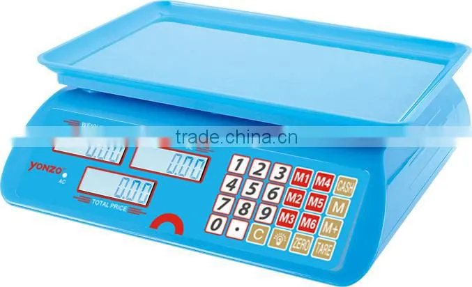 Yongzhou scale 50kg digital weighign scale good battery