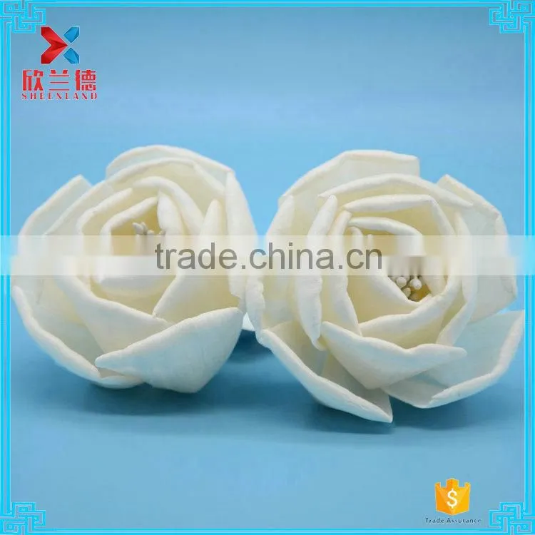 2015 curly ruse Natural Reed Diffuser Flowers with Cotton Wick Wire