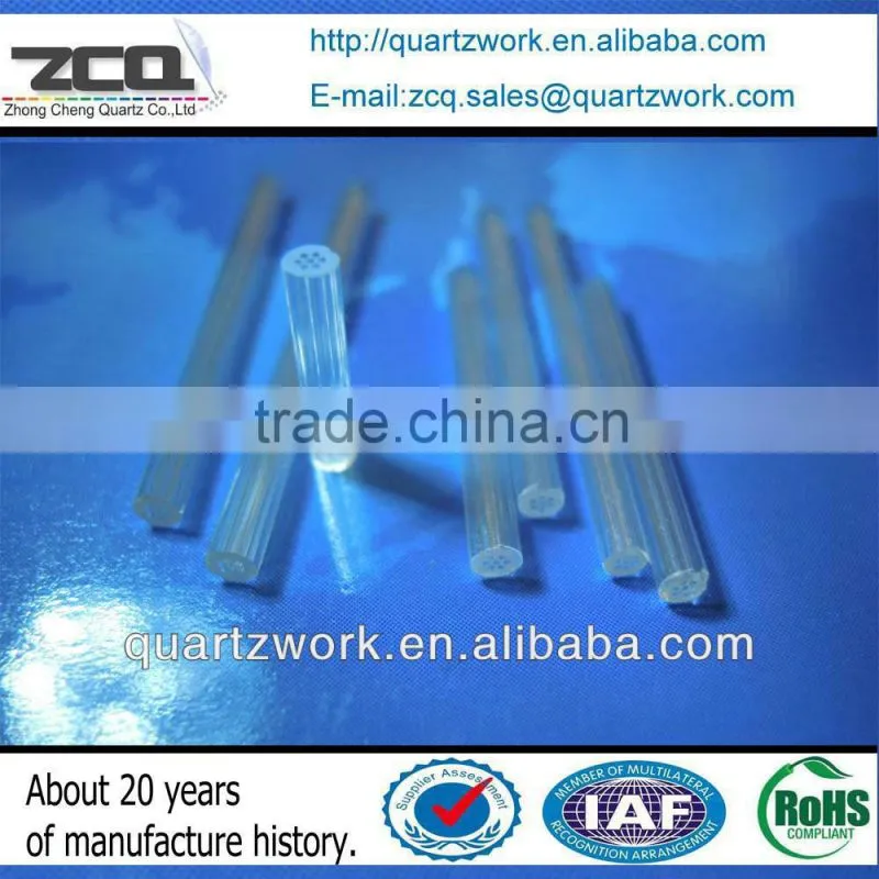 Clear Quartz Glass Capillary Tube OD0.2*ID0.06