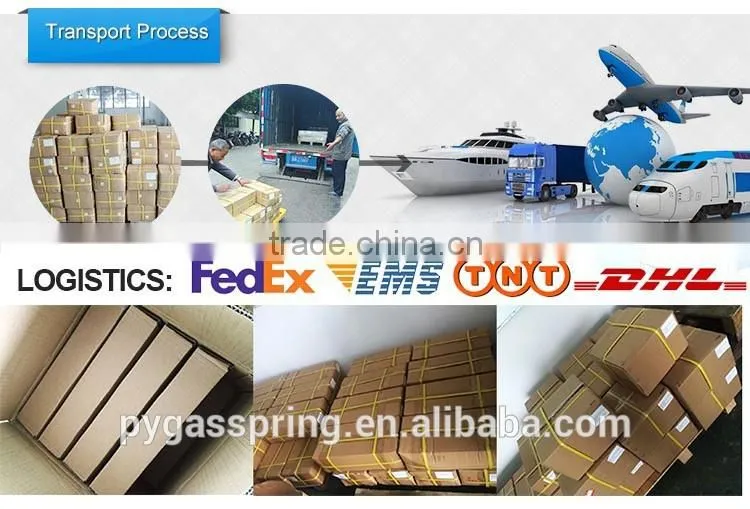 Factory wholesale steel extension gas spring 80N for industry tools box