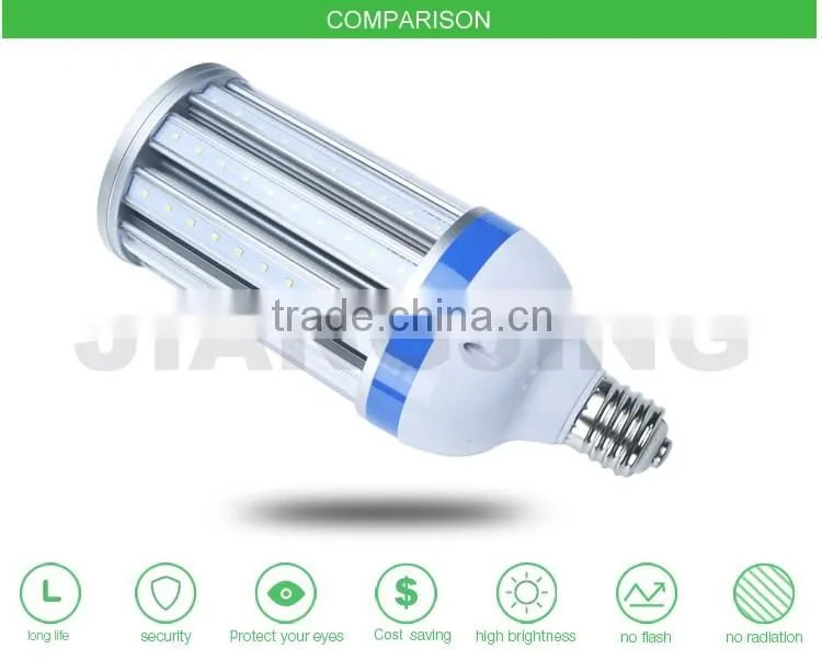 ip64 E40 E39 Street Led Corn Lighting Bulbs 120w 100W intelligent driver 5 years guaranty