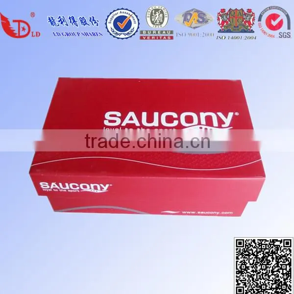 Popular good style black packaging shoe box with drawer