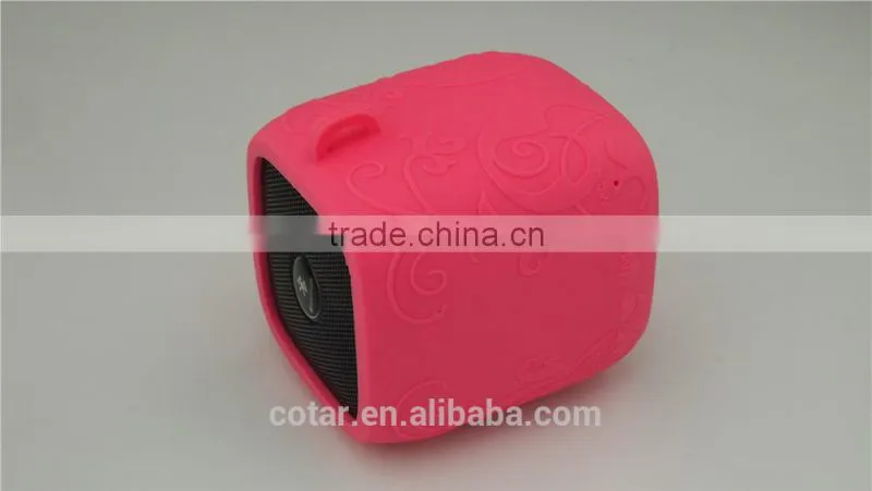 2015 Best-Sale Waterproof mini Bluetooth Speaker with Hand Free Function red color