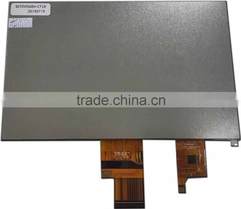 Best selling 7.0'' TFT LCD with Cap-TP touch panel for supermarket video ads