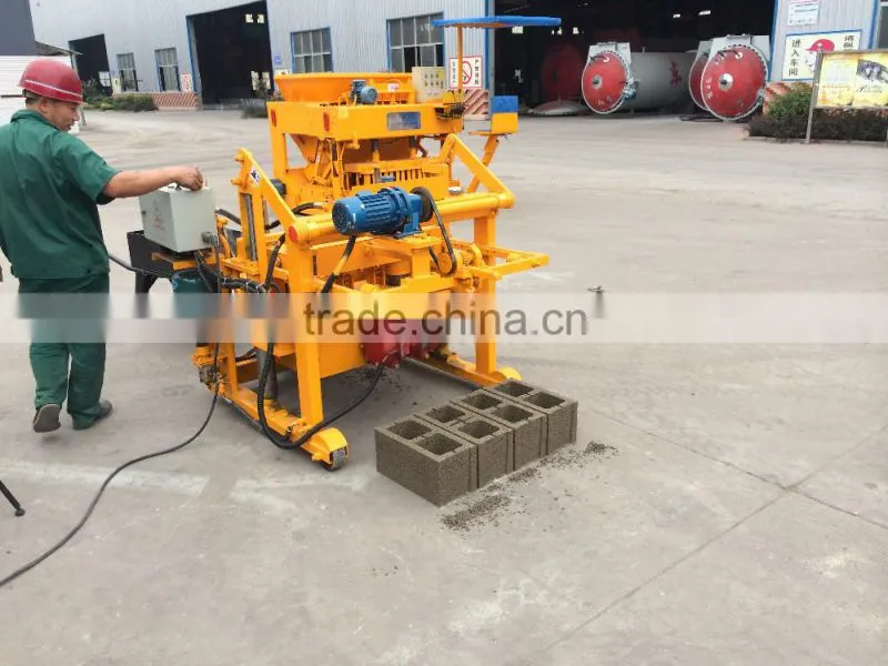 QTJ4-26C kenya cement interlocking brick making machine