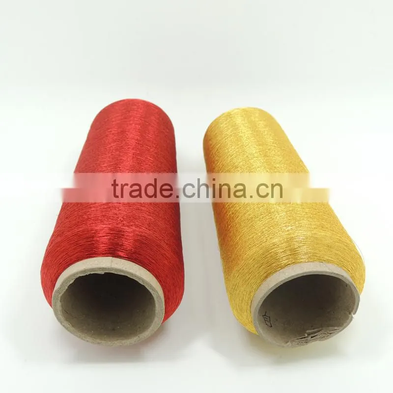 100% polyester metallic thread for embroidery