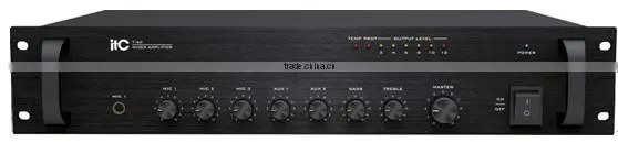 ITC T-60 Series Having 3 Level Priority Professional Power Mixer Amplifier