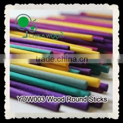 Wholesale birch Wood Round and Square Sticks for Kids DIY Craft Project