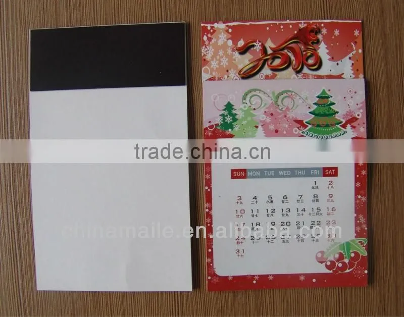 calendar fridge sticker,fridge magnet sticker