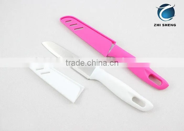 4" Imitated Ceramic paring Knife with Peeler
