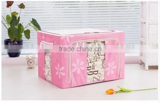 Beauty foldable oxford storage box cloth decoratetive Fancy storage box