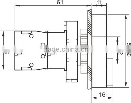 GXB2-EW84364 Push button switch