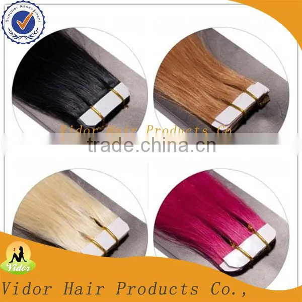 Tape Hair Extensions Tape In Raw Unprocessed 100% Brazilian Virgin Hair