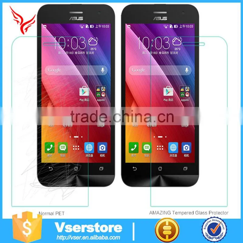Factory supply smartphone accessories 9H 0.3mm 2.5D tempered glass screen protector for ASUS 2mini
