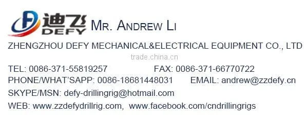 Manufacturer of Hydraulic XY-200 Trailer Mounted Water Well drilling Rig Low Price
