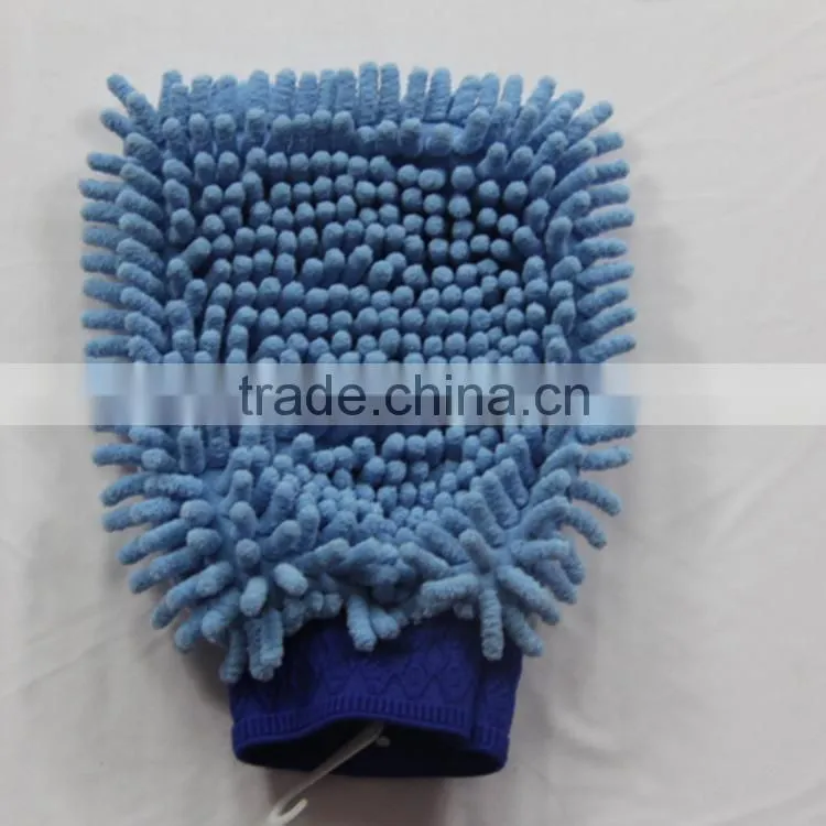 high quality microfiber wash mitt for car