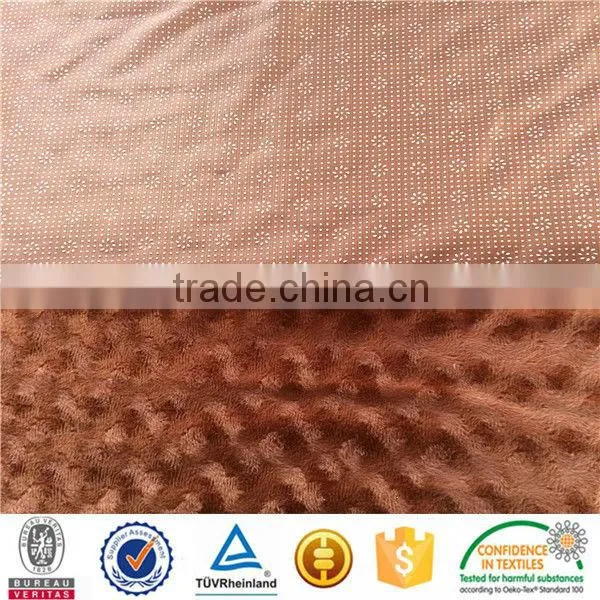 Backing anti-slip rubber dots sofa cover velboa for home textile