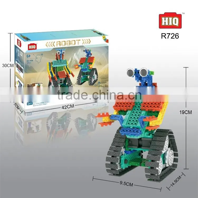 B/O Bulldozer educational building block toys for kids