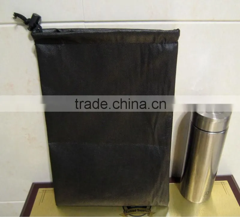Promotional polyester drawstring bag