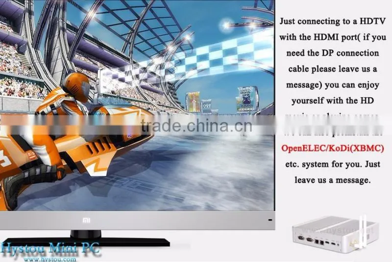 Fanless fastest mini computer i5 Intel Celeron i5 4258U 2.4GHZ turo2.9G 12V windows WiFi HDMI VGA USB HD 4K resolution
