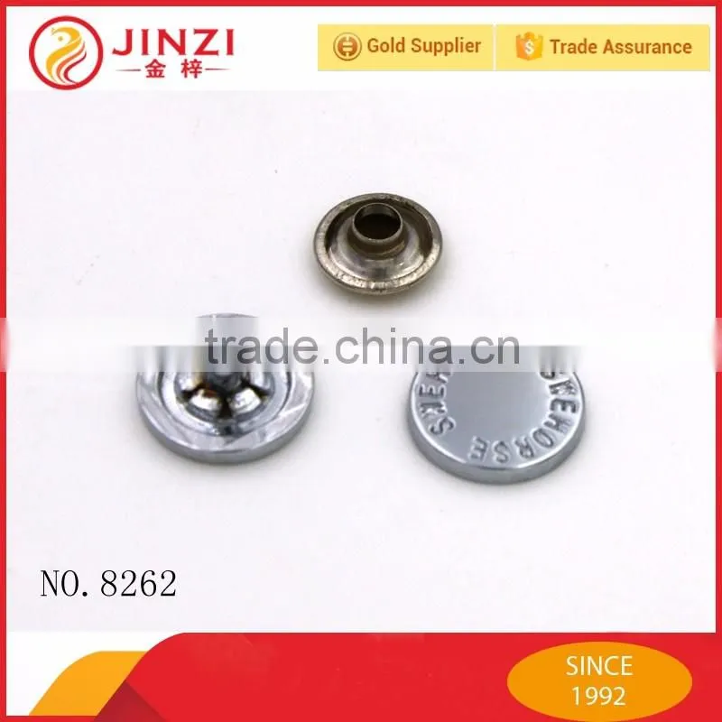 Fashion Decorative custom rivet with logo in guangzhou