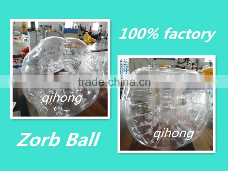 high quality and cheap inflatable zorb ball, large inflatable ball, body zorb ball
