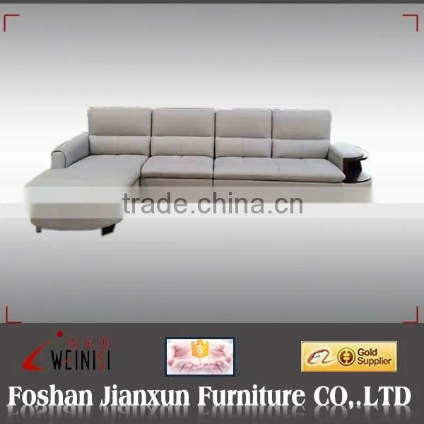 AD627 solid wood frame leather sofa