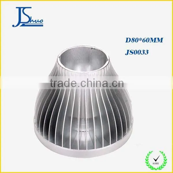 Customized pure aluminum heatsink for led bulb