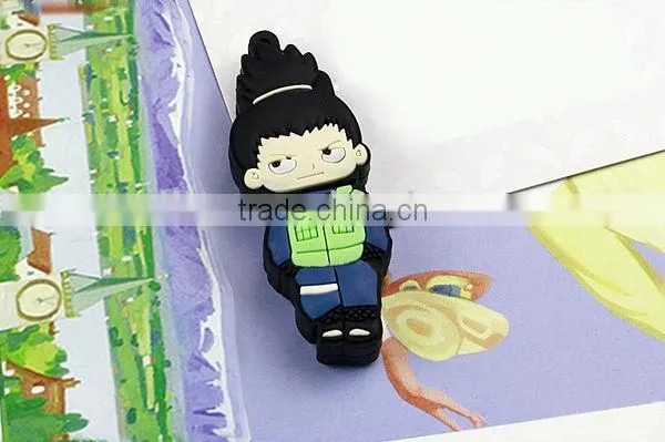 2013 the hottest cartoon design silicone USB cover for NARUTO