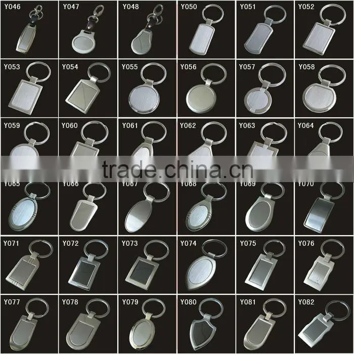 custom metal keyring with printed logo