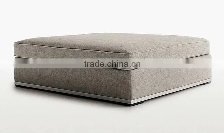 New Collection omega high quality cotton and linen fabric solid wood legs feather sofa set