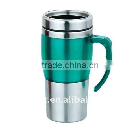 Double Wall Plastic Travel Mug&stainless steel Mug