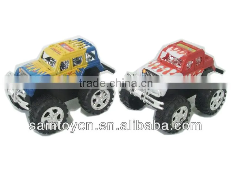 Pull back cross-country toy cars for kids