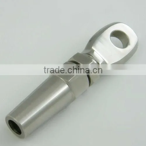 Swageless welded fork terminals