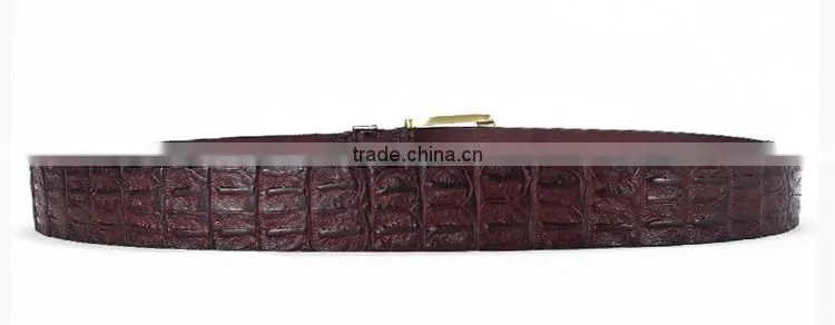 2015 mens elegant crocodile leather belt