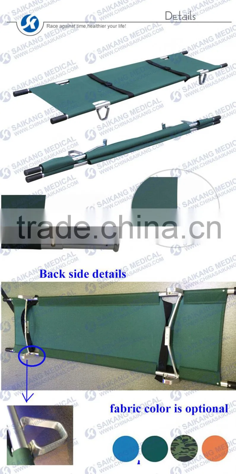 SKB1A03 Portable Emergency Stretcher, Transfer Stretcher