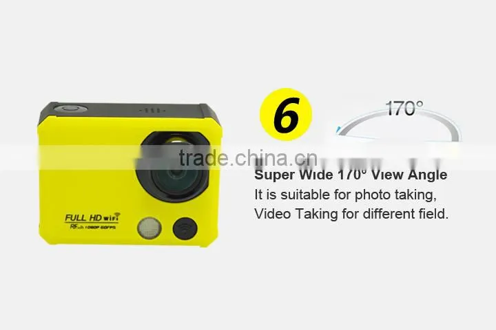 Best night vision camcorder wireless video camera sports cam h.264 underwater 50M