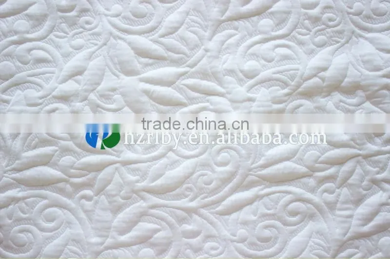 100% polyester knitted fabric Hangzhou new jacquard mattress fabric