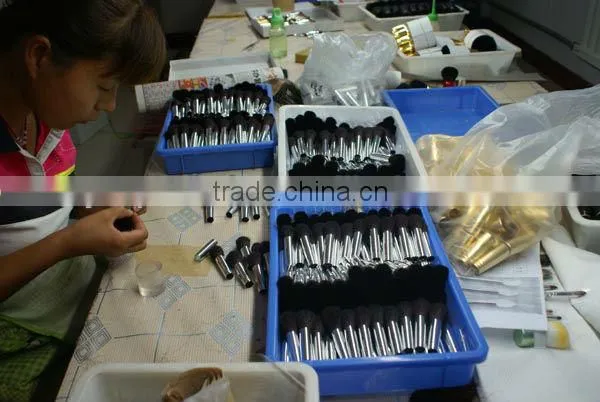 eyeshadow brush heads with ferrules,eye brush heads, hair heads with ferrules,makeup brush heads