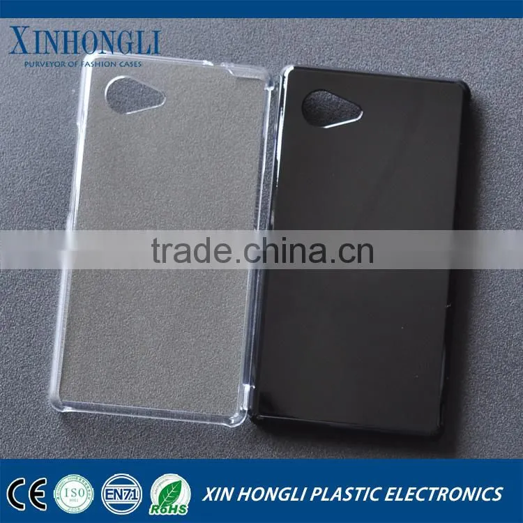 High Quality Thin PC Transparent TPU Translucent Case Hard Back Shell For Aquos Zeta