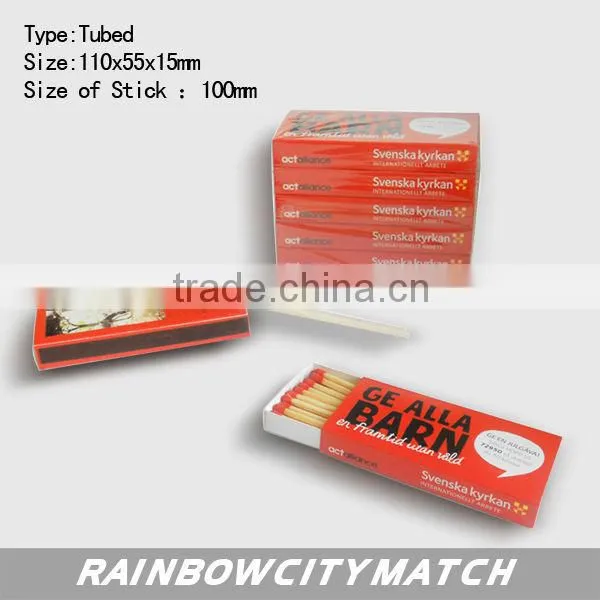safety Candle Match with printing box for hetel and wedding