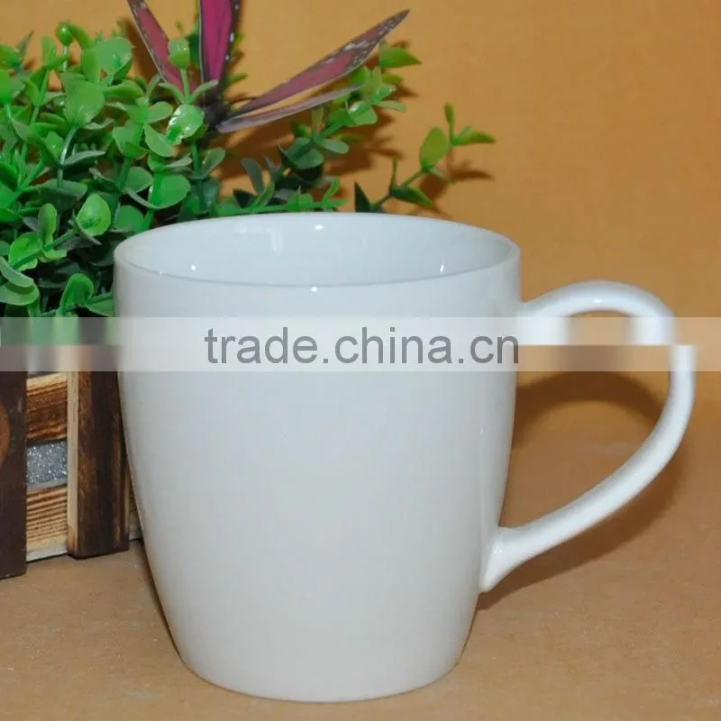 low price&high quality customized white blank ceramic mug