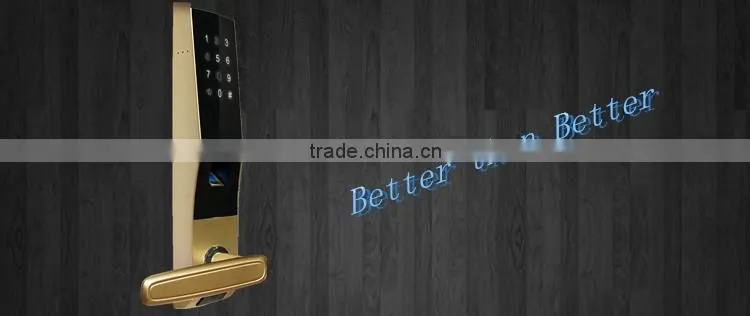 Durable Biometric Fingerprint Hotel Door Lock Digital and Code Lock