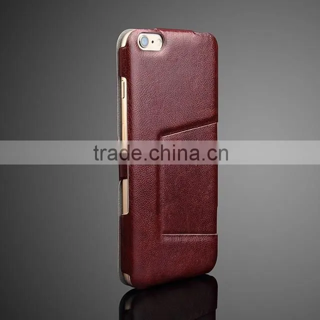 Elegant design ultra thin flip open stand leather case cover with embossed flower mobile phone leather case
