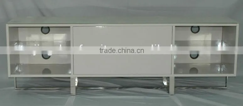 western-style modern wood lcd tv stand design