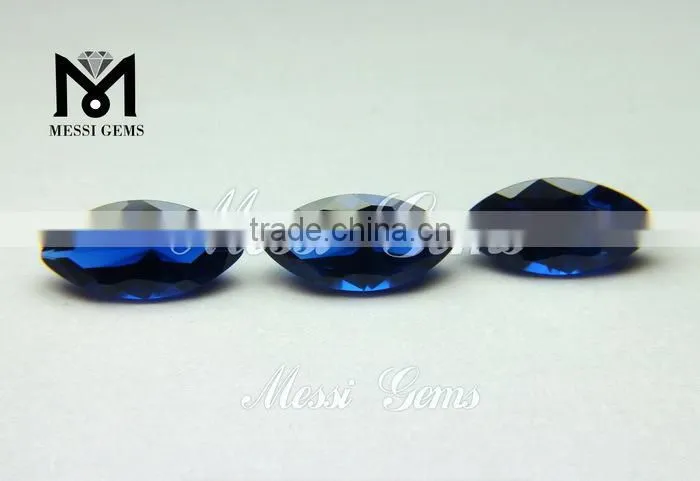 High Fashion Synthetic loose stones marquise 6 x12 mm 113 Bule Spinel
