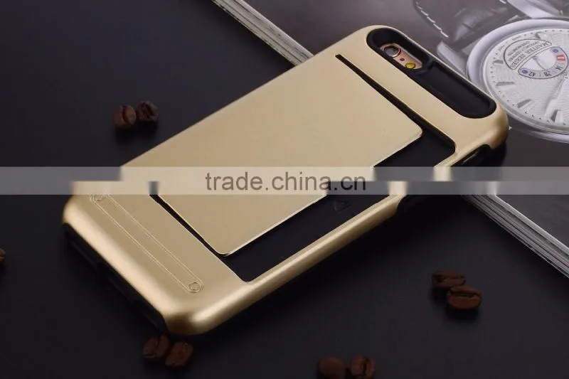 2016 New Style Best Price With Card Holder Function Mobile Phone Case,For Samsung S6 Edge Case