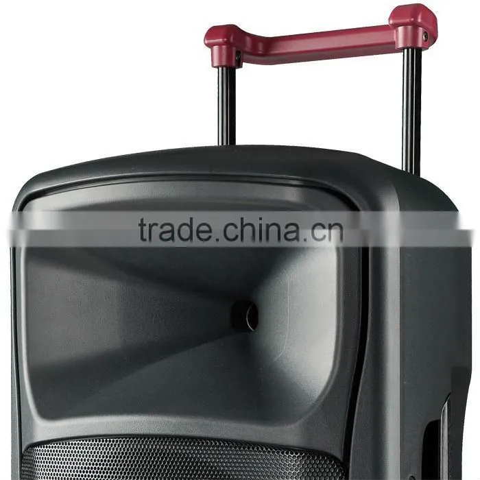 2014 new active trolley speaker with bluetooth rechargeble portable speaker