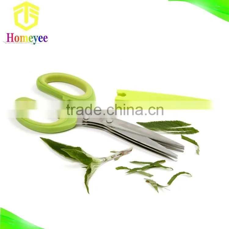 8 1/4 inch Popular Household 3 layer herb scissors
