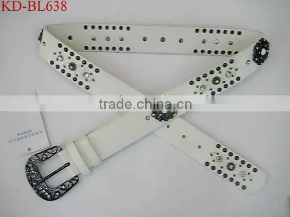Silver Rivet Belt